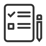 I Exam Multiple Choice SVG Icon